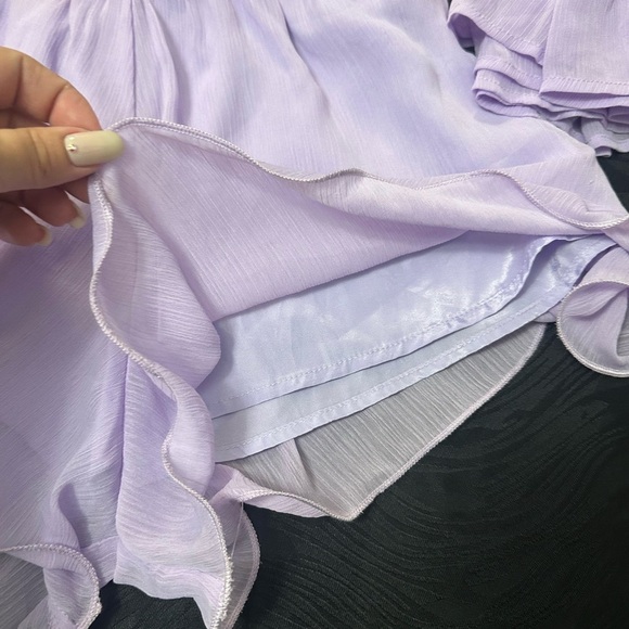 Endless Rose Lavender Ruffle Top - Picture 4 of 9